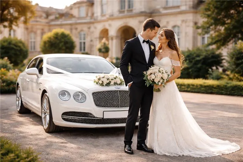chauffeur-driven Bentley